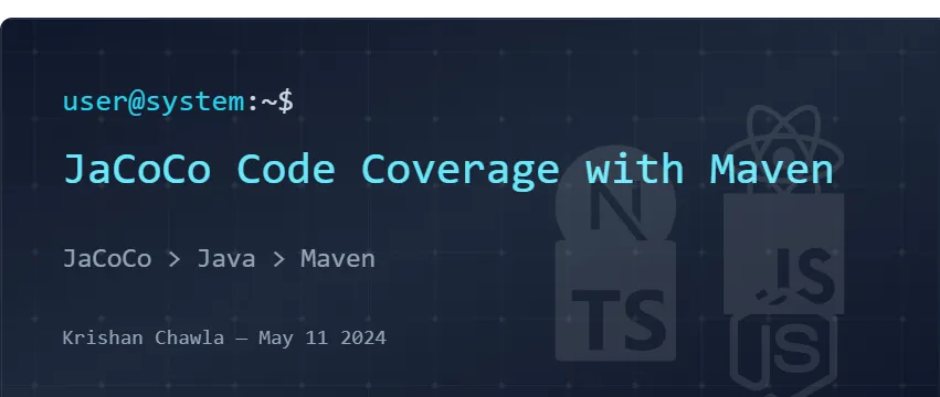 JaCoCo Code Coverage Setup with Maven